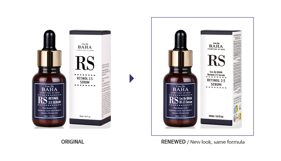 RS Serum label and package design will change.