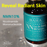 10% NMN & Resveratrol & EGF & FGF Serum for Face/Neck - Anti-Aging, Wrinkle Reduction, Hydrating & Soothing, 1 Fl Oz